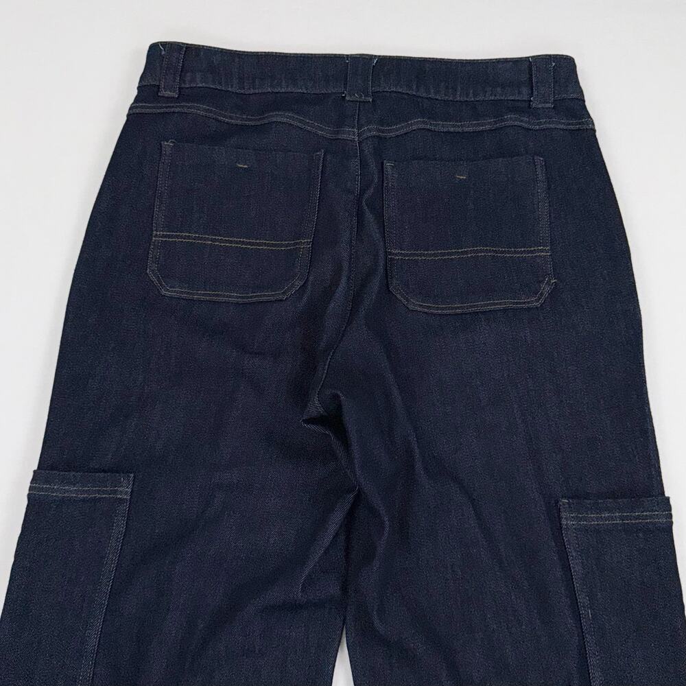 Madewell Dark Blue Wide Leg Jeans - Picture 7 of 14